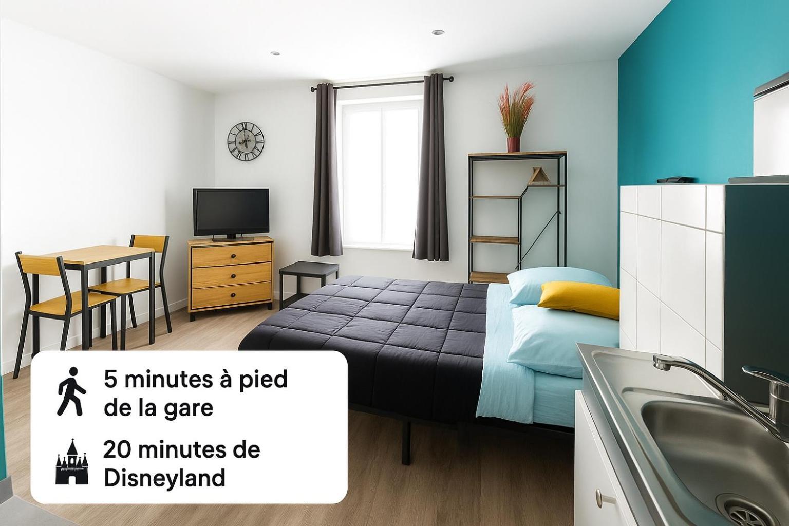 Appartement Cerf1-Centre Ville Meaux-Gare-Disney Esterno foto